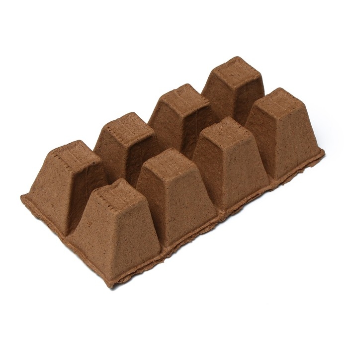 Торфяная кассета, 8 ячеек по 200 мл, 7 × 7 см, набор 3 шт. Торфяная кассета, 8 ячеек по 200 мл, 7 × 7 см, набор 3 шт.