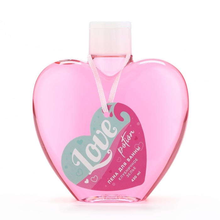 Пена для ванны Love potion, 430 мл, аромат клубничного зелья, ЧИСТОЕ СЧАСТЬЕ Пена для ванны Love potion, 430 мл, аромат клубничного зелья, ЧИСТОЕ СЧАСТЬЕ