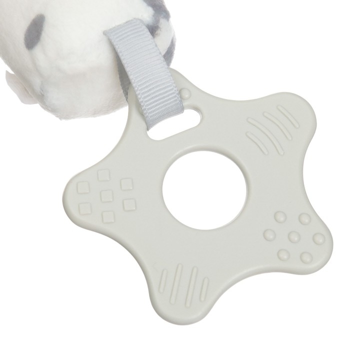 Пищалка - погремушка «Коровка», с прорезывателем, Крошка Я Пищалка - погремушка «Коровка», с прорезывателем, Крошка Я