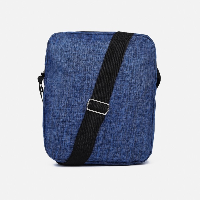 Набор рюкзак школьный на молнии из текстиля с USB, сумка, косметичка, цвет синий Набор рюкзак школьный на молнии из текстиля с USB, сумка, косметичка, цвет синий