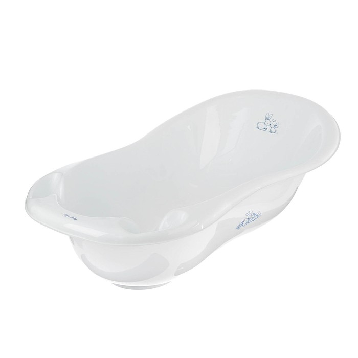 Ванна детская «Кролики» со сливом, 102 cм, цвет белый Ванна детская «Кролики» со сливом, 102 cм, цвет белый