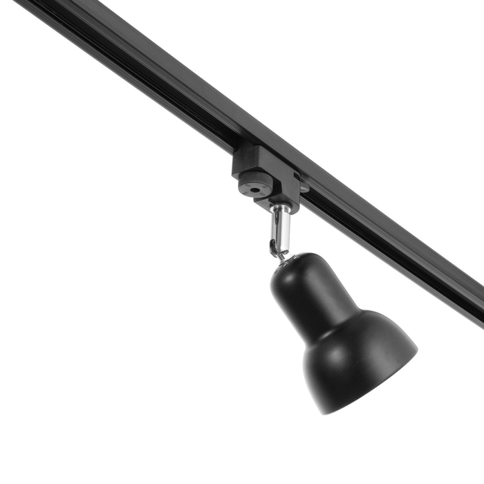 Светильник трековый Светильник трековый "Мудрец" Е27 40Вт черный 9х9х19,5см