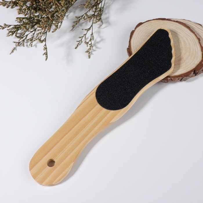 Пилка для ног, наждачная, двусторонняя, 25 см, деревянная Пилка для ног, наждачная, двусторонняя, 25 см, деревянная