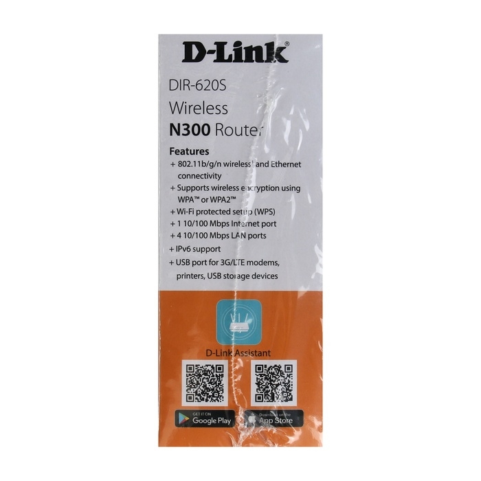 Wi-Fi роутер D-Link DIR-620S/RU/B1A, 300 Мбит/с, 4 порта 100 Мбит/с, чёрный Wi-Fi роутер D-Link DIR-620S/RU/B1A, 300 Мбит/с, 4 порта 100 Мбит/с, чёрный
