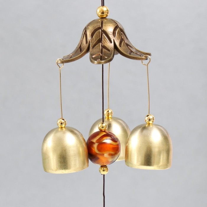 Музыка ветра металл Музыка ветра металл "Солнце" 3 колокольчика 35 см