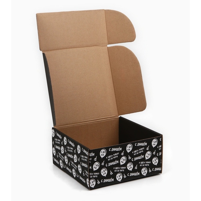 Коробка складная &laquo;С днищем&raquo;, 24 х 24 х 12 см