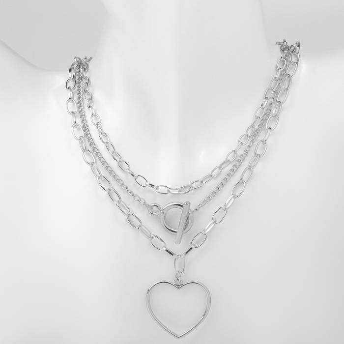 Кулон «Ассорти» купидон, цвет серебро, 45см Кулон «Ассорти» купидон, цвет серебро, 45см