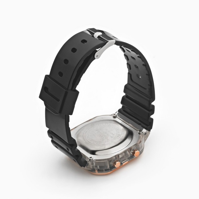 Часы наручные электронные, черные Часы наручные электронные, черные