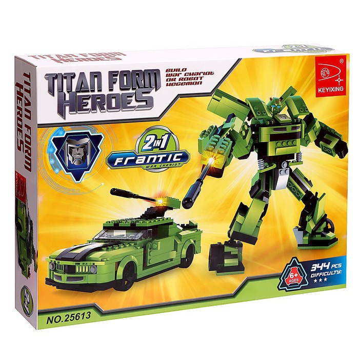 Конструктор «Трансформер Автобот», 2 в 1, 344 детали Конструктор «Трансформер Автобот», 2 в 1, 344 детали