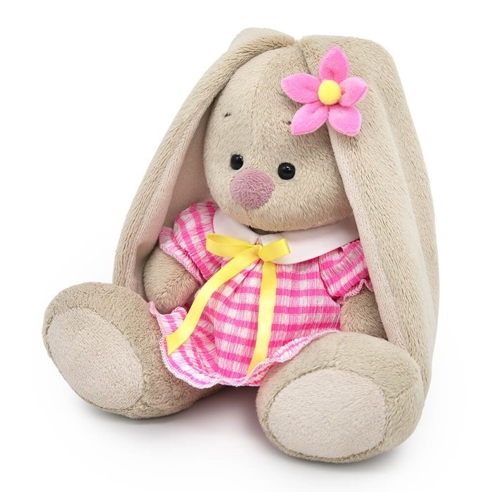 Мягкая игрушка «Зайка Ми», в платье из жатой ткани, 15 см Мягкая игрушка «Зайка Ми», в платье из жатой ткани, 15 см