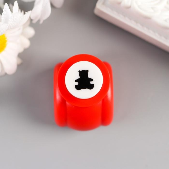 Дырокол фигурный Дырокол фигурный "Медвежонок" d=1 см 3х2,5х3 см МИКС