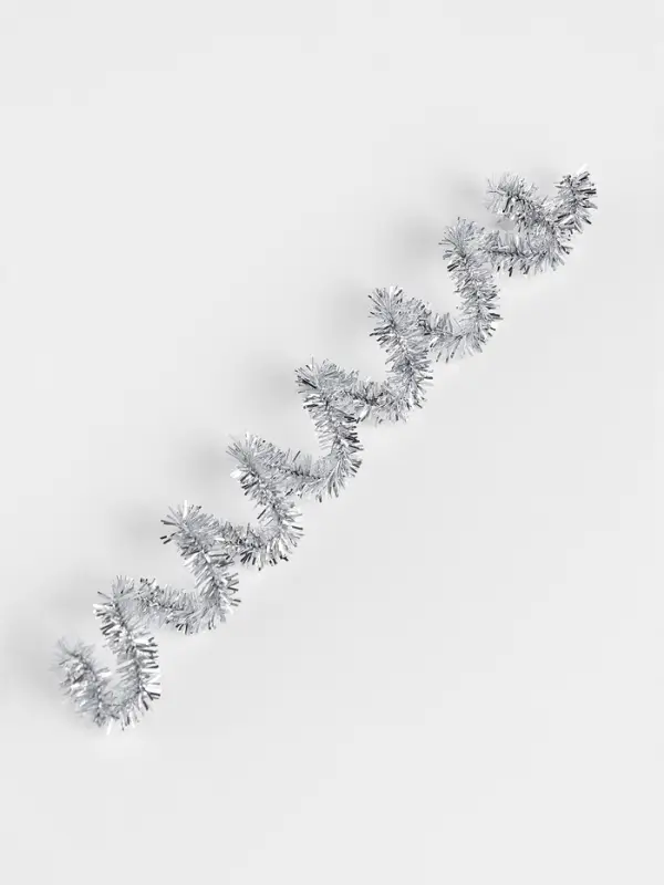 Синельная проволока &laquo;Блеск&raquo;, набор 50 шт., серебряная, 30 см