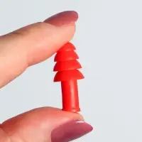 Беруши, 3×1.3 см, в футляре, фасовка 10 шт., силиконовые, МИКС