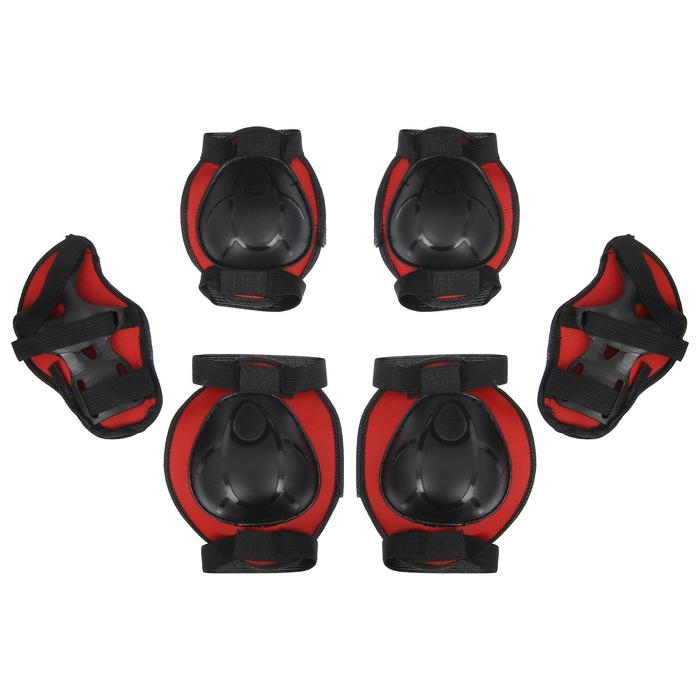 Защита роликовая ONLYTOP, р. S, цвет красный Защита роликовая ONLYTOP, р. S, цвет красный