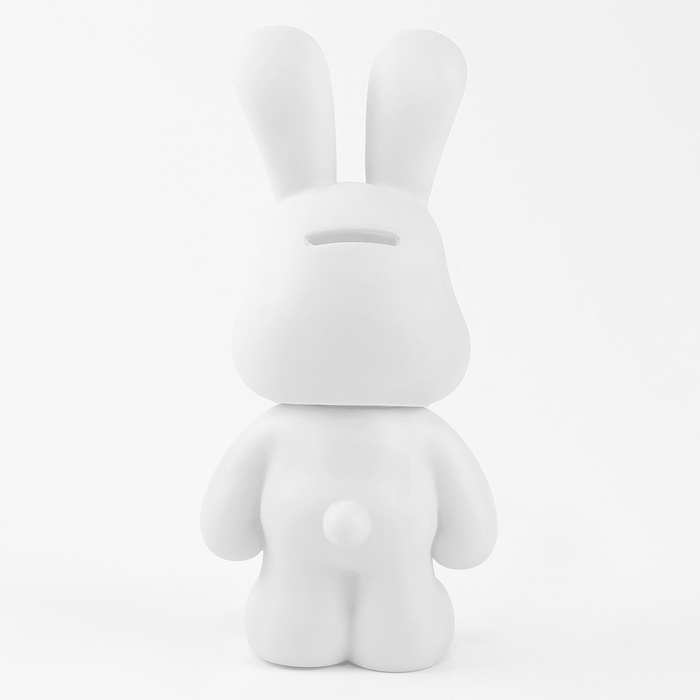 Алмазная мозаика на фигурке с полным заполнением «Зайка», розовый Алмазная мозаика на фигурке с полным заполнением «Зайка», розовый