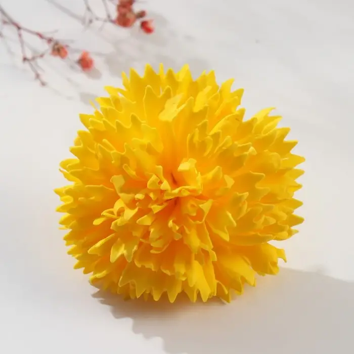 Мыльные лепестки для ванны &laquo;Бутон гвоздики. Жёлтый&raquo;, подарочный, 6&times;6&times;5 см