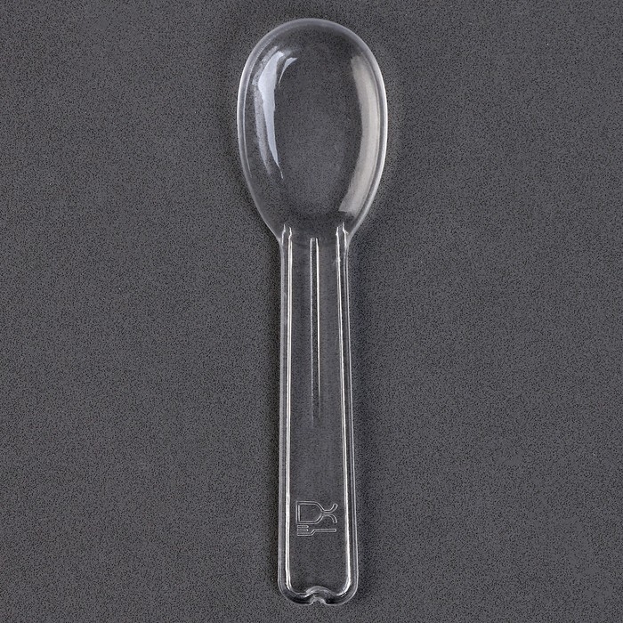 Ложки пластиковые, в наборе 24 шт., цвет прозрачный Ложки пластиковые, в наборе 24 шт., цвет прозрачный