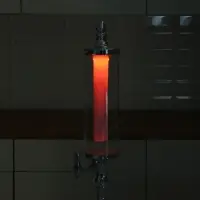 Башня пивная &laquo;Петронас&raquo;, 3 л, колба для льда, с подсветкой, 2 батарейки AG3, пластик, металлик