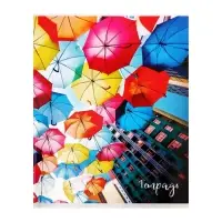 Тетрадь 48 листов в клетку Calligrata &laquo;Яркие зонты&raquo;, МИКС