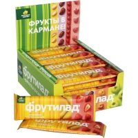 Батончик Фрутилад фруктовый с бананом и клубникой, 30гx24шт/уп