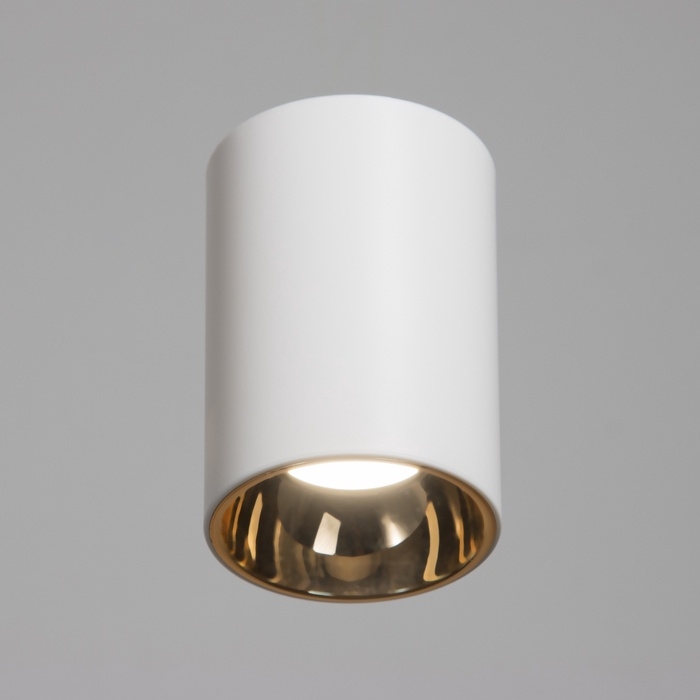 Светильник Светильник "Рулл" GU10 10Вт бело-золотой 7,3х7,3х10,3 см