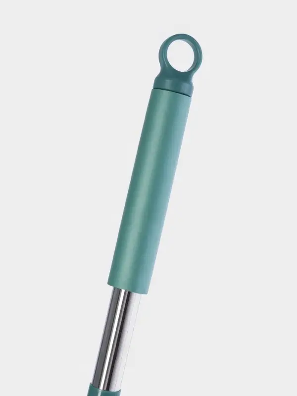 Швабра с отжимом и ведро Доляна, швабра плоская, ведро с двумя отсеками, 8 л, дополнительная насадка