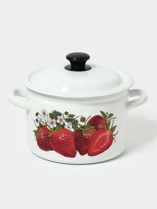 Кастр.цил.борт. 4л (белая)СА