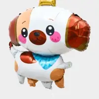 Воздушный шар фольгированный 30" &laquo;Собачка с короной&raquo;, фигура