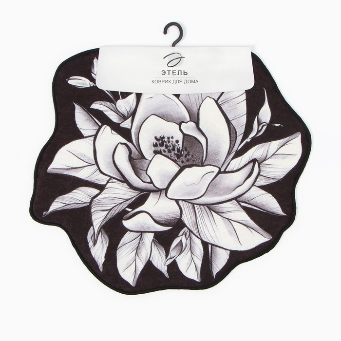 Коврик для ванной Этель Magnolia 53х63&plusmn;2см см, 100% п/э, велюр