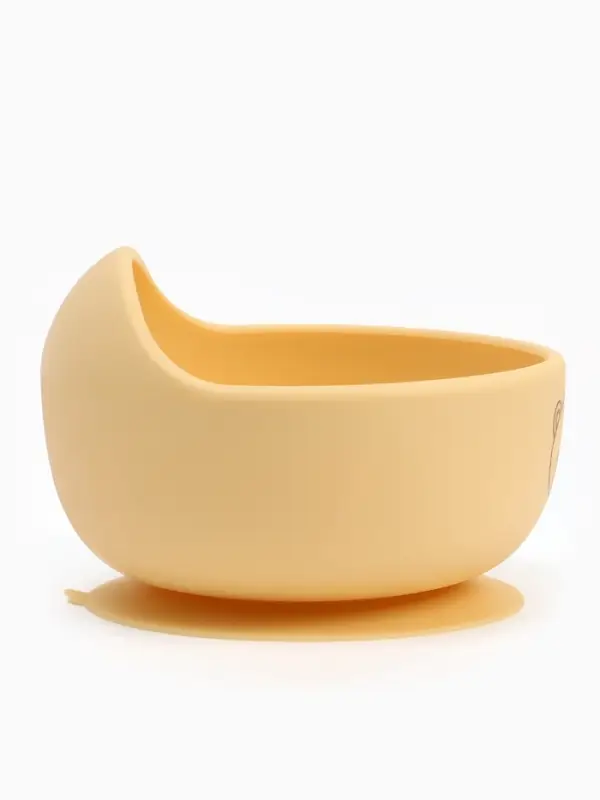 Тарелка детская на присоске и ложка, молочный, Mum&Baby