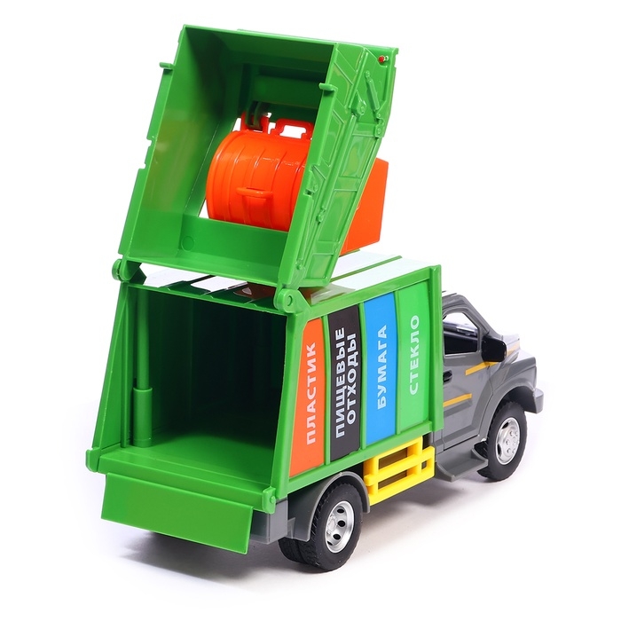 Машинка - мусоровоз «ГАЗОН NEXT» 22 см, инерция, свет, звук Машинка - мусоровоз «ГАЗОН NEXT» 22 см, инерция, свет, звук