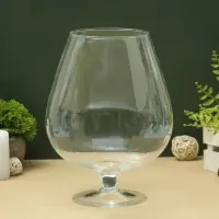 Ваза для цветов &laquo;Бренди&raquo; бокал на ножке, 5 л, d=13.5 см 28&times;20 см, стекло, прозрачная