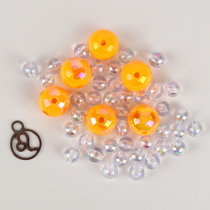 Мягкая игрушка — Зодиак «Создай своё украшение. Лев», с кулоном Мягкая игрушка — Зодиак «Создай своё украшение. Лев», с кулоном