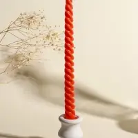 Набор свечей витых, 2х25 см, 4 шт, палитра оранжевого 25,5х8,8х2,4 см Набор свечей витых, 2х25 см, 4 шт, палитра оранжевого 25,5х8,8х2,4 см