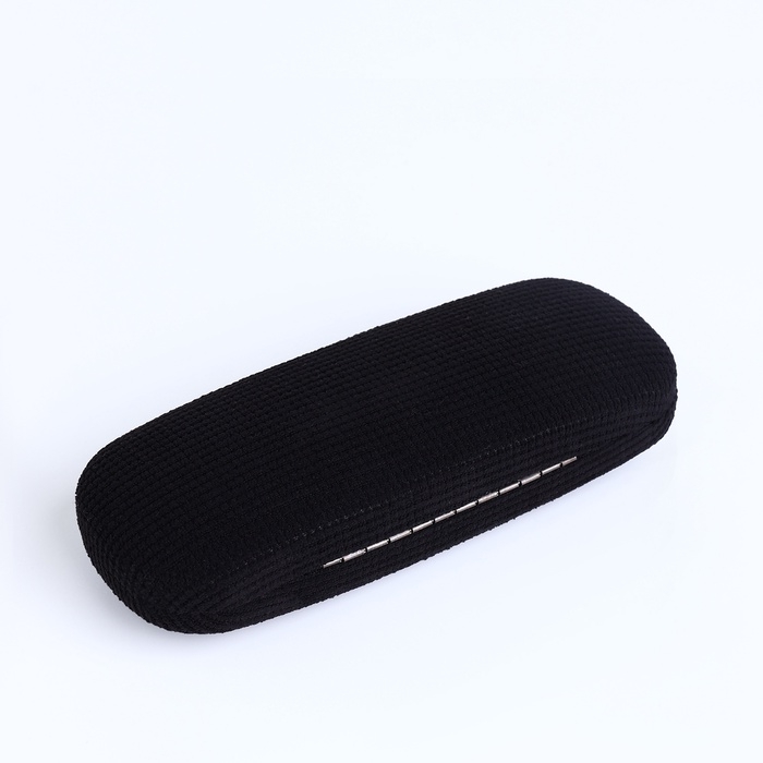Футляр для очков на хлопушке, длина 16 см, цвет чёрный Футляр для очков на хлопушке, длина 16 см, цвет чёрный