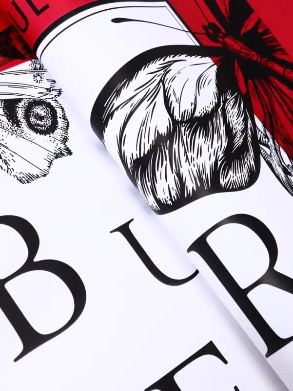 Пленка для цветов, «Бабочки», красный, 57×57±1 см Пленка для цветов, «Бабочки», красный, 57×57±1 см