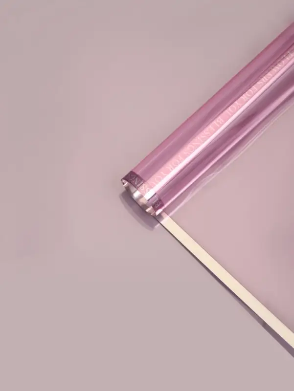 Плёнка для цветов &laquo;Для тебя&raquo;, светло-розовая, 57&times;57&plusmn;2 см