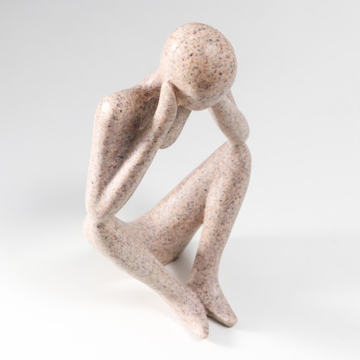 Сувенир полистоун  Сувенир полистоун "Абстракция - ничего не слышу" песочный 25х13 см