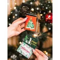 Набор открыток-комплиментов "Новогодние" в наборе 26 шт, 8 х 6 см Набор открыток-комплиментов "Новогодние" в наборе 26 шт, 8 х 6 см