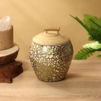 Банка для сыпучих продуктов 12х12х12,5 см, бамбук