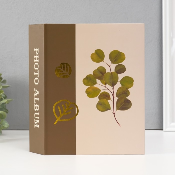 Фотоальбом на 200 фото 10х15 см Фотоальбом на 200 фото 10х15 см "Ветки в гербарии" МИКС 5х17,5х23 см