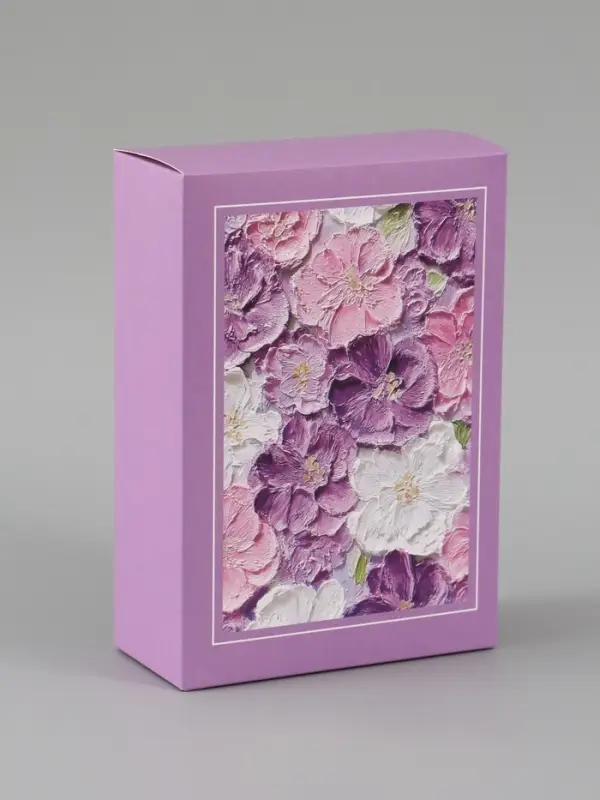 Коробка подарочная складная &laquo;Цветы&raquo;, 16&times;23&times;7.5 см