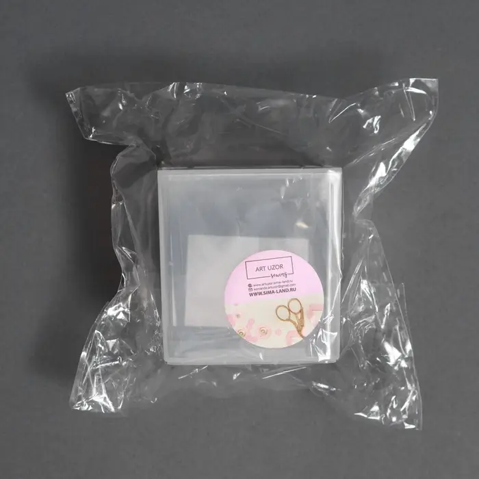 Бокс для хранения мелочей, 5.5×5.5×6 см, прозрачный