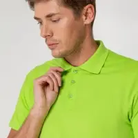 Рубашка поло мужская Virma light, зеленое яблоко, размер S