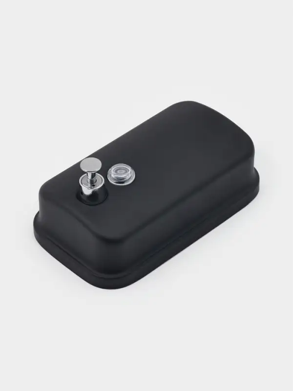 Диспенсер для жидкого мыла Stölz, механический, 800 мл, нержавеющая сталь, чёрный Диспенсер для жидкого мыла Stölz, механический, 800 мл, нержавеющая сталь, чёрный