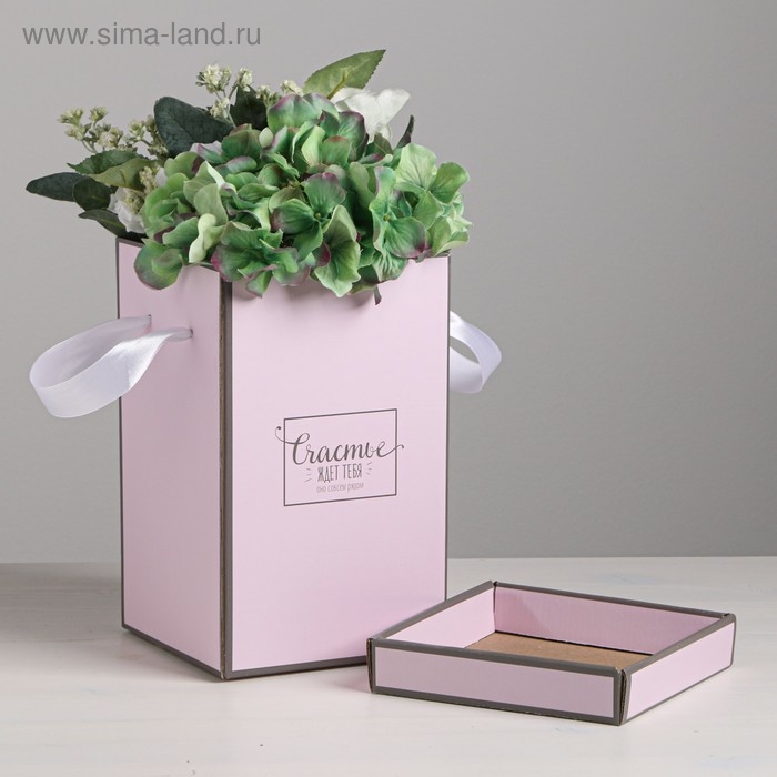 Коробка подарочная складная «Счастье ждёт тебя», 14 х 23 см Коробка подарочная складная «Счастье ждёт тебя», 14 х 23 см