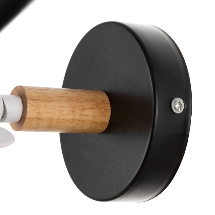 Бра "Камертаб" Е27 40Вт черный 15х12х24 см