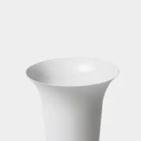 Ваза для цветов, 3 л, d=19 см, h=33 см, пластиковая, белая