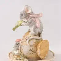 Фигурка новогодняя &laquo;Спящая мышка&raquo;, 11 см, полистоун