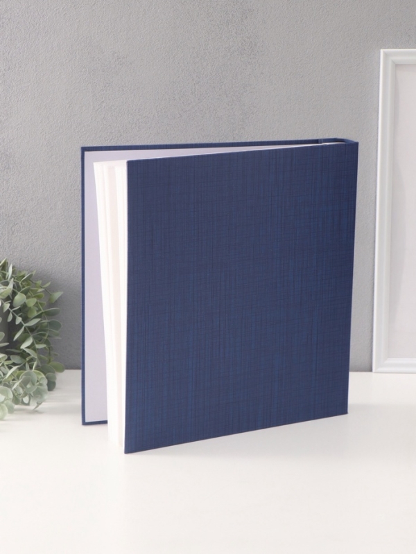 Фотоальбом на 500 фото 10х15 см Фотоальбом на 500 фото 10х15 см "Текстуры" в коробке синий 4,7х33х34 см